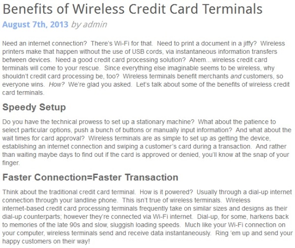 wireless terminals